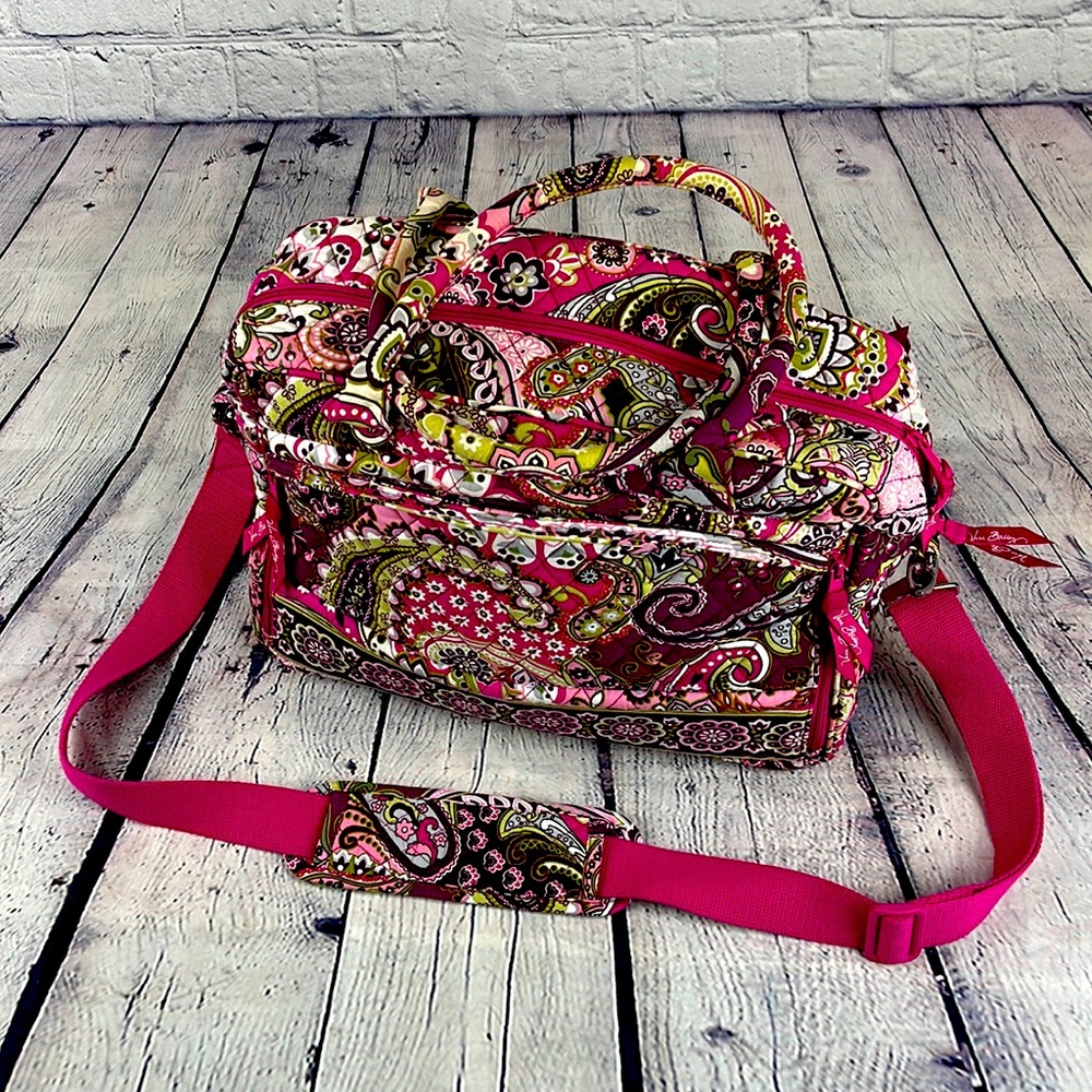Vera Bradley Very Berry Paisley Laptop Bag